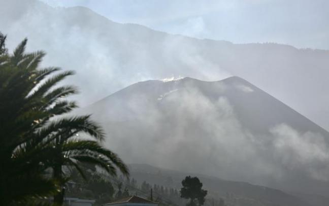 El volcán de Cumbre Vieja, el día que se dio por finalizada oficialmente su erupción. El volcán de Cumbre Vieja, el día que se dio por finalizada oficialmente su erupción.