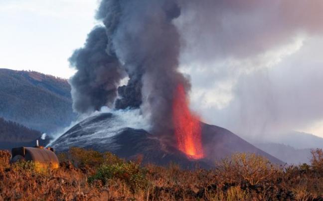 Las coladas han ganado altura en las últimas horas.