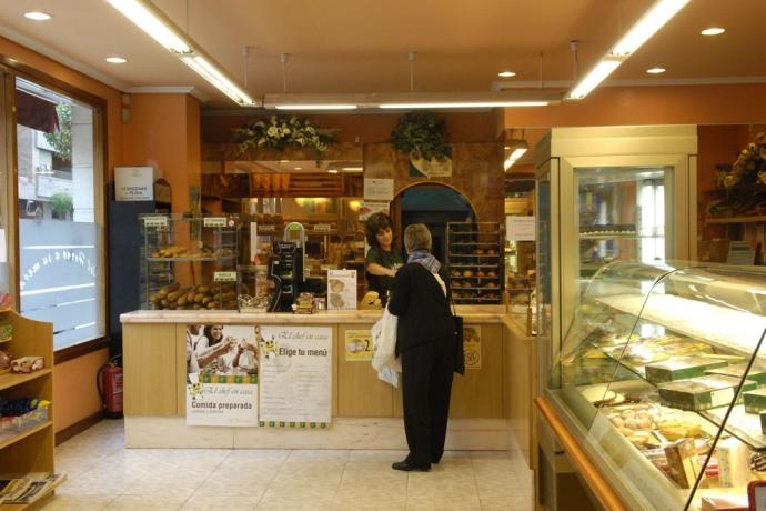 Interior de una panadería de La Vitoriana, en una imagen de archivo