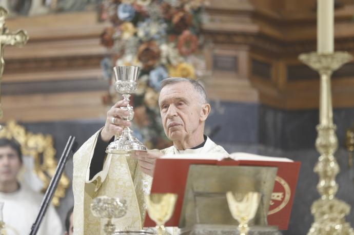 El cardenal Ladaria fue ascendido en 2017 por el Papa Francisco