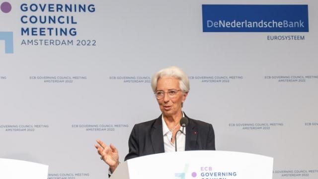 Christine Lagarde, presidenta del Banco Central Europeo.