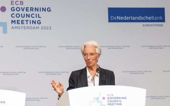 Christine Lagarde, presidenta del Banco Central Europeo.