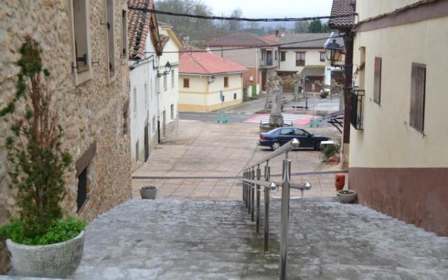 Una calle de Lagrán.