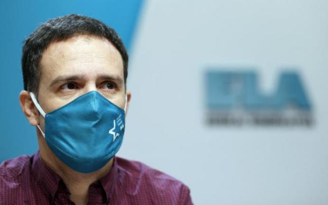 El secretario general de ELA, Mitxel Lakuntza.