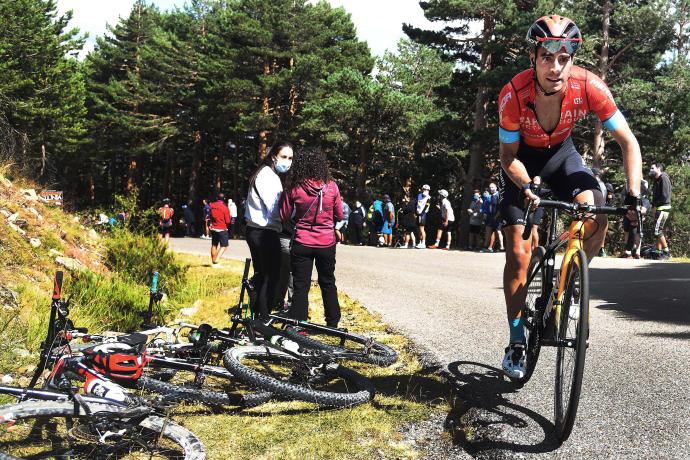 Mikel Landa, en la Vuelta a Burgos.