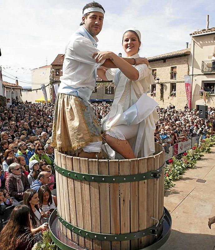 Imagen de la Fiesta de la Vendimia de 2017, en Yécora. Foto: Pilar Barco