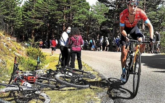 Mikel Landa, en la pasada edición de la Vuelta a Burgos, carrera que conquistó. Foto: Efe Mikel Landa, en la pasada edición de la Vuelta a Burgos, carrera que conquistó. Foto: Efe