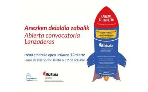 Nueva convocatoria para participar en las lanzaderas de empleo de Bizkaia Nueva convocatoria para participar en las lanzaderas de empleo de Bizkaia