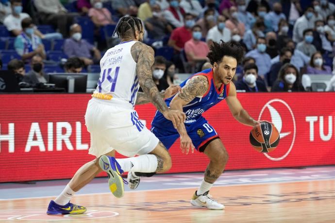 Larkin, durante un partido de esta temporada contra el Real Madrid