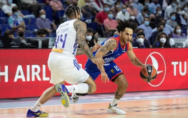 Larkin, durante un partido de esta temporada contra el Real Madrid
