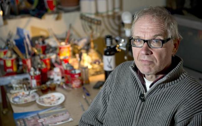 Lars Vilks, autor de caricaturas de Mahoma que fue amenazado por grupos islamistas en 2007