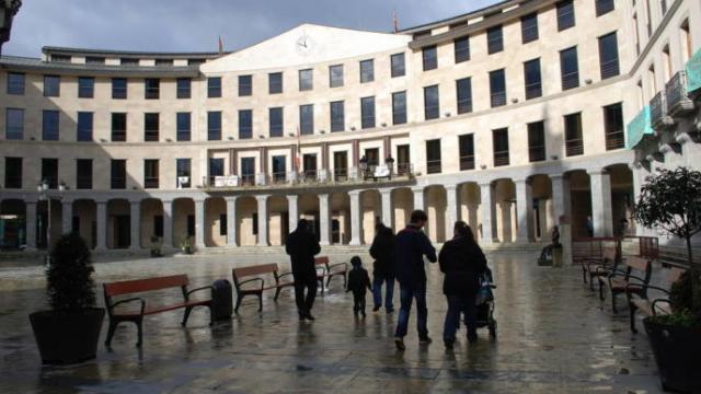 Fachada del Ayuntamiento de Laudio.