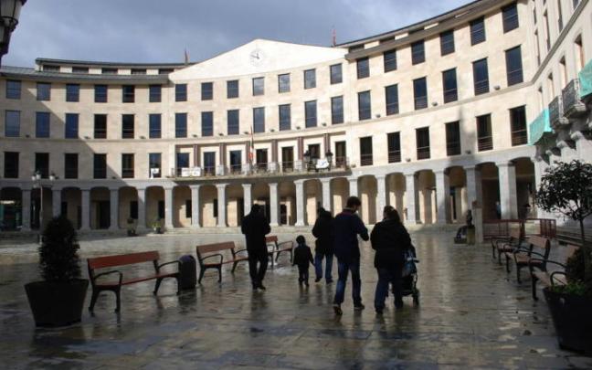 Fachada del Ayuntamiento de Laudio.