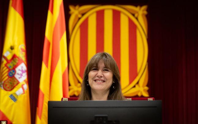 La presidenta del Parlament, Laura Borràs.