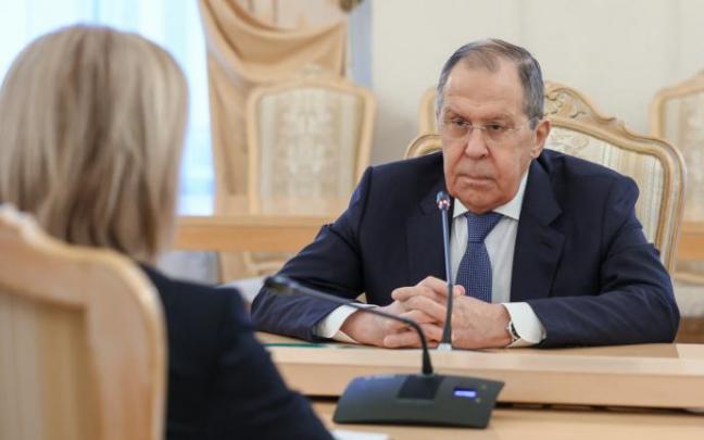 Lavrov ha criticado que las conversaciones con Liz Truss han sido un diálogo de sordos.