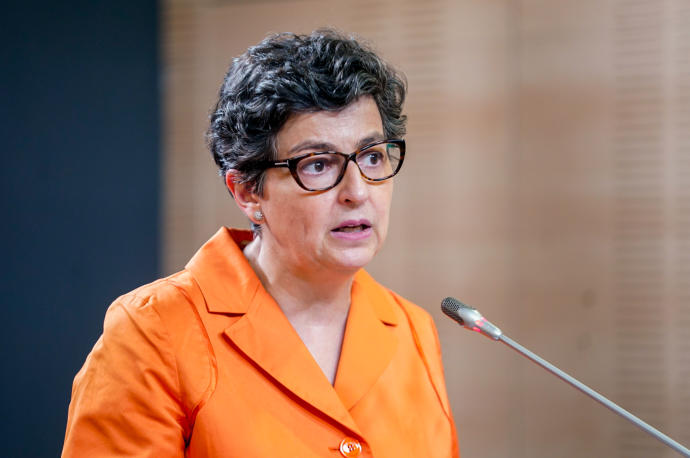 La ministra de Asuntos Exteriores, Unión Europea y Cooperación, Arancha González Laya