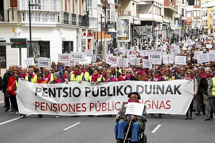 Aurreko kontzentrazio baten artxiboko-irudia. Argazkia: Jorge Muñoz