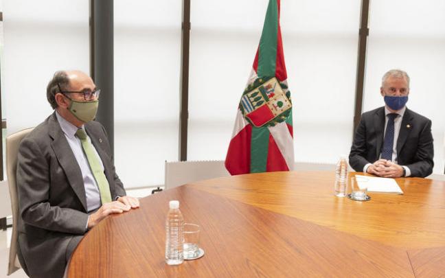 El lehendakari se reúne con el Presidente de Iberdrola, Ignacio Sánchez Galán.