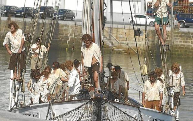 Elkano Lehorreratzea, aurreko urteetako batean.