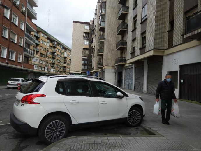 Una zona del barrio de Pinueta, colindante al municipio de Getxo.