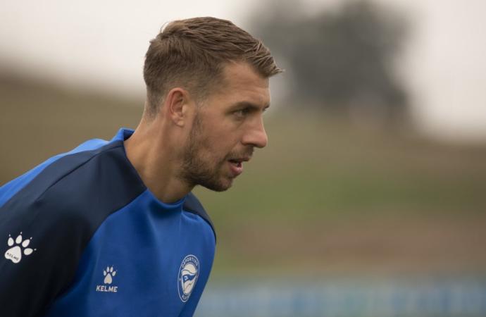 Florian Lejeune, durante un entrenamiento.