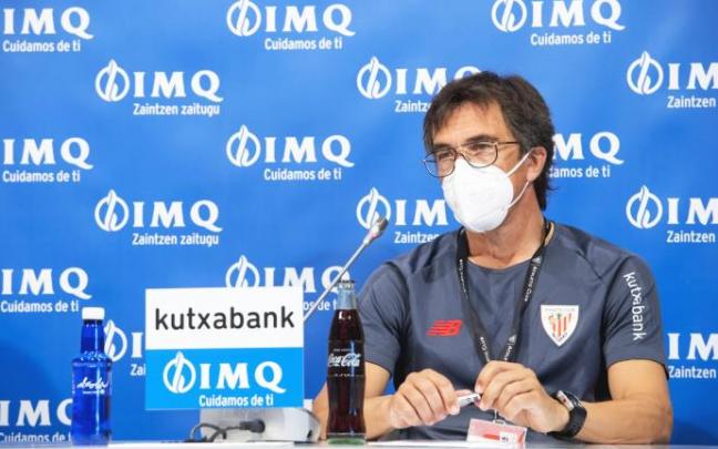 El jefe de los servicios médicos del club rojiblanco, Josean Lekue. El jefe de los servicios médicos del club rojiblanco, Josean Lekue.
