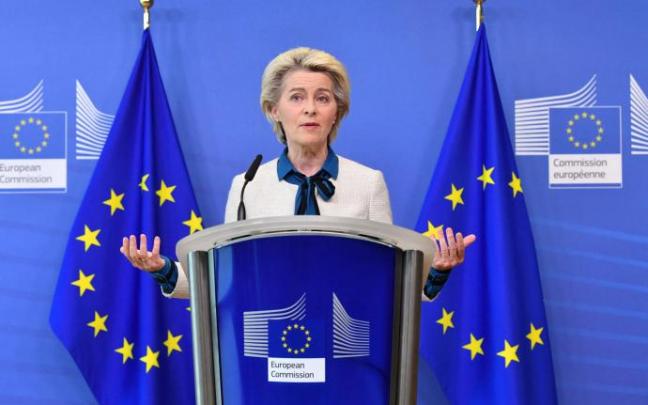 La presidenta de la Comisión Europea, Ursula von der Leyen.