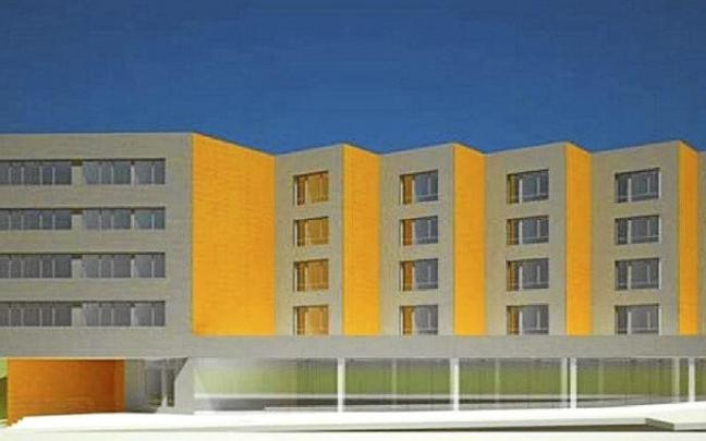 Fotomontaje de los primeros apartamentos de Lezo. Foto: N.G.