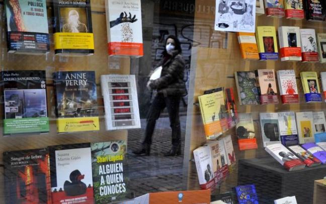 Imagen de una librería en Bilbao