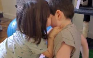 Haizea y Liher piden un perro de asistencia