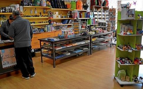 Un comercio de la localidad de Agurain. Un comercio de la localidad de Agurain.