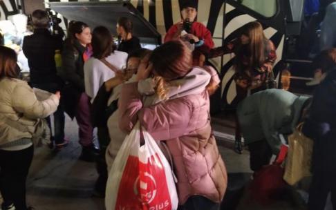 Imagen de archivo de llegada de refugiados ucranianos a Valencia.