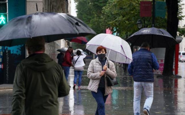Las precipitaciones podrían superar los 60 litros por metro cuadrado en 24 horas, incluso los 80 en Gipuzkoa