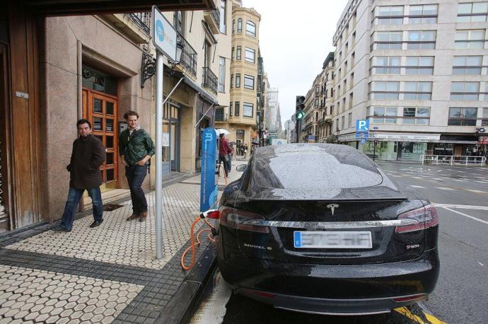 Los coches eléctricos lideran las matriculaciones de vehículos en Gipuzkoa.