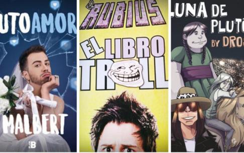 Las portadas de los libros de Marbert, ElRubius y Dross Las portadas de los libros de Marbert, ElRubius y Dross