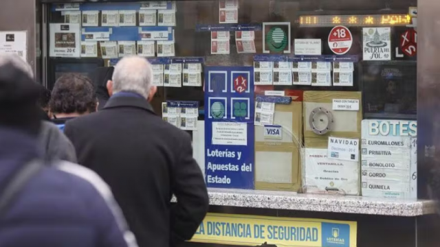 Imagen de archivo de una administración de Lotería