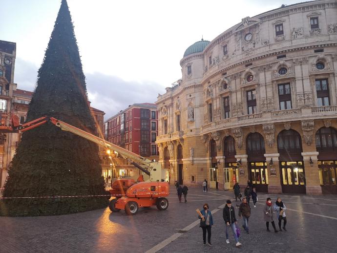 Bilbao enciende esta tarde las luces de Navidad