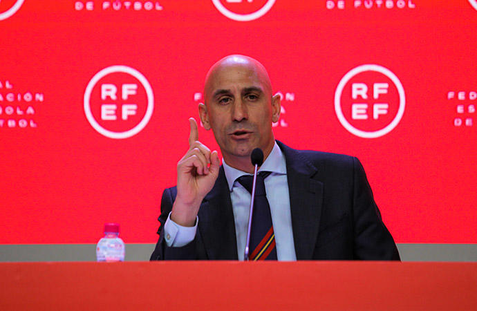 Luis Rubiales, presidente de la Real Federación Española de Fútbol (RFEF).