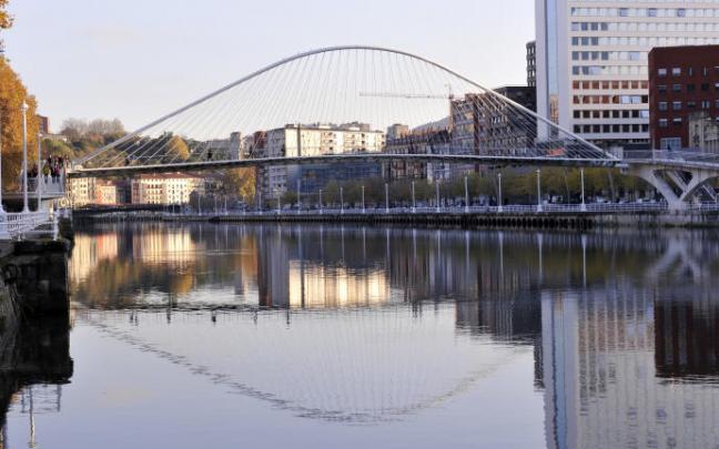 Se realizarán obras para la sustitución de la luminaria del puente Zubizuri.