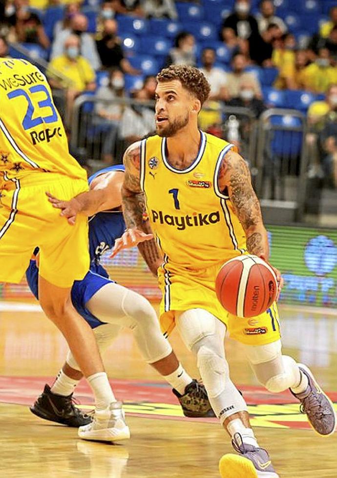 Wilbekin, durante el triunfo del Maccabi el lunes. Foto: Maccabi