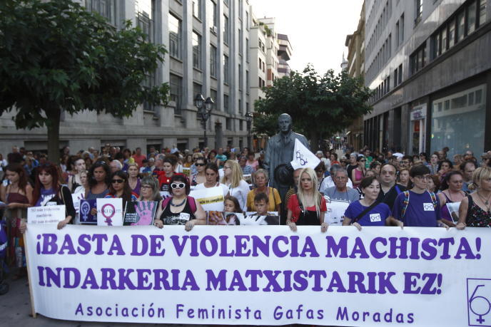 Imagen de archivo de una concentración contra la violencia machista