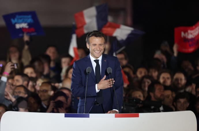El 85 % de los parisinos han votado por Macron