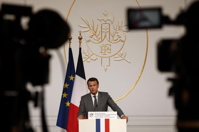 Macron se había comprometido a dirigirse a los ciudadanos en otoño