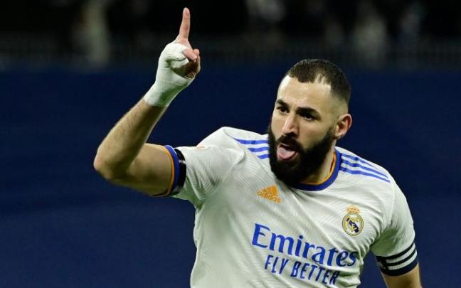 El delantero del Real Madrid Karim Benzema.