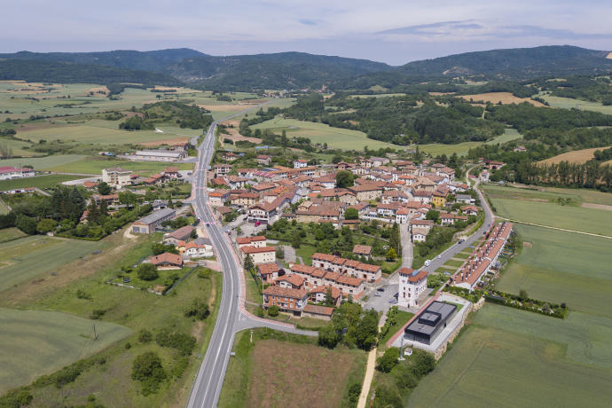 Vista aérea de Maeztu