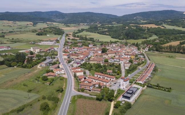Vista aérea de Maeztu