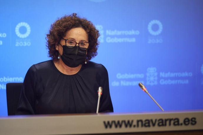 La consejera Carmen Maeztu en la rueda de prensa anterior.