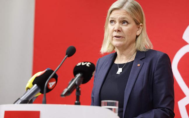 La primera ministra sueca, Magdalena Andersson.