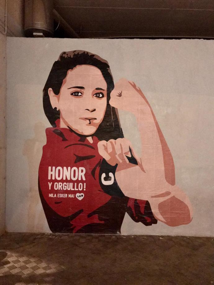 "Honor y orgullo. Mila esker Mai": la dedicatoria de LKN a la capitana de Osasuna Femenino