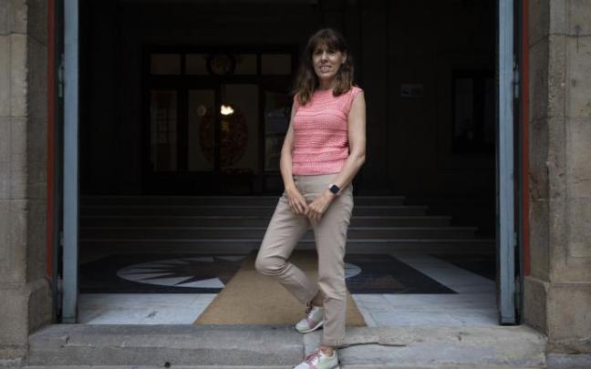 Maite Esporrín, portavoz del grupo municipal socialista en Pamplona.